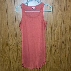 A New Day Pink Sleeveless Fitted Mini Dress